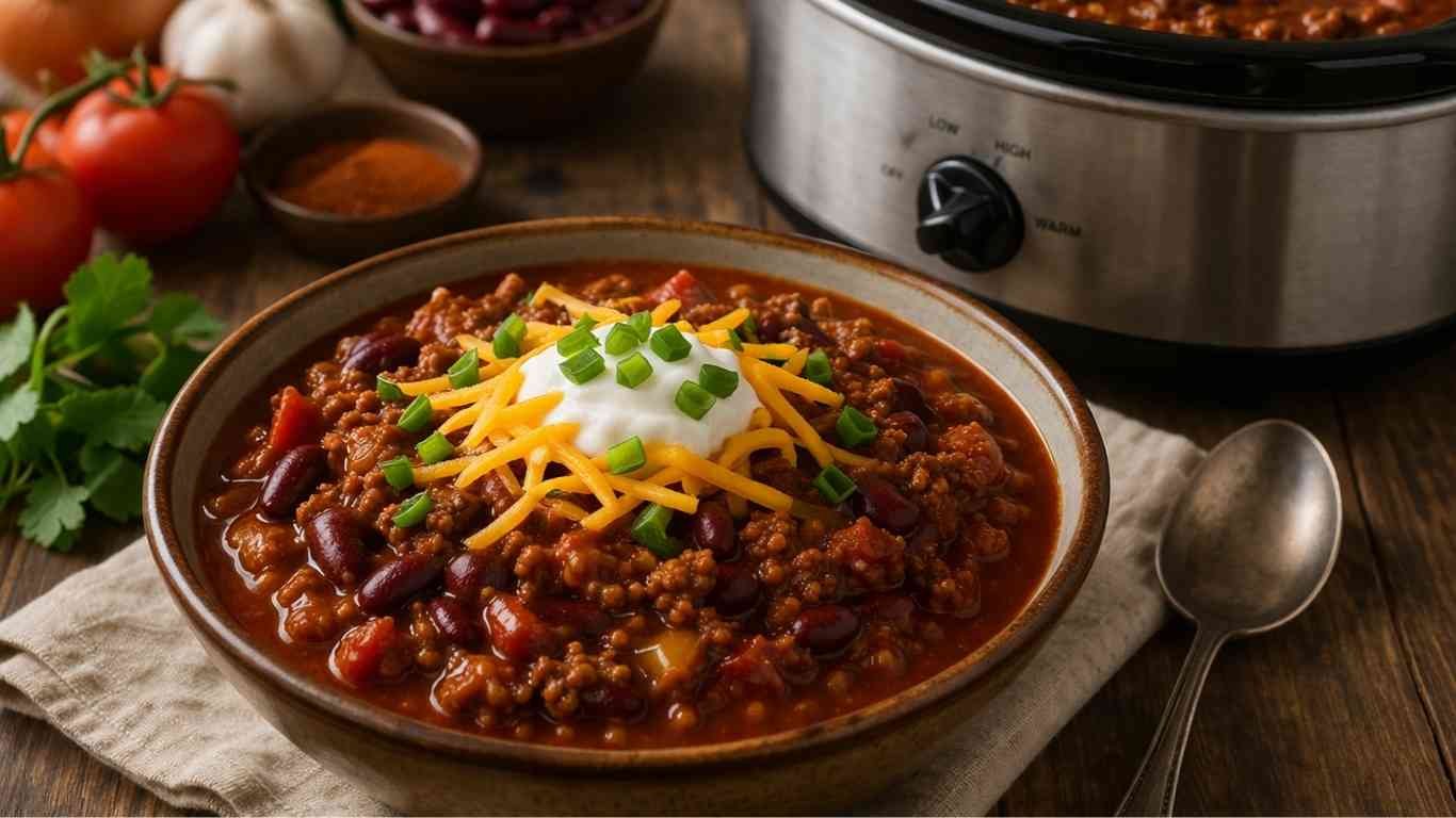 best chili recipe in crock pot