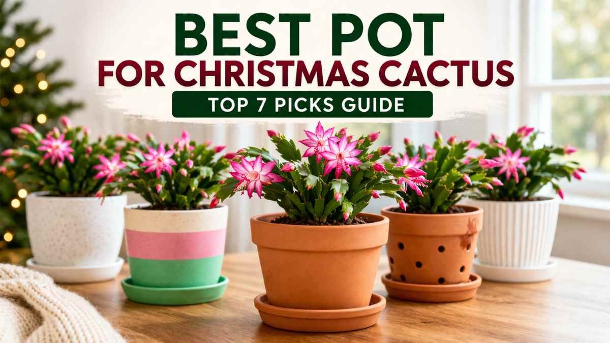 best pot for christmas cactus