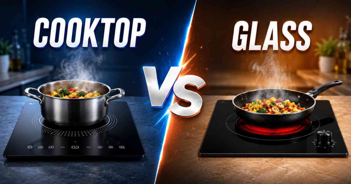 Induction Cooktop vs Glass Top: ChangBERT vs OVENTE Worth It?