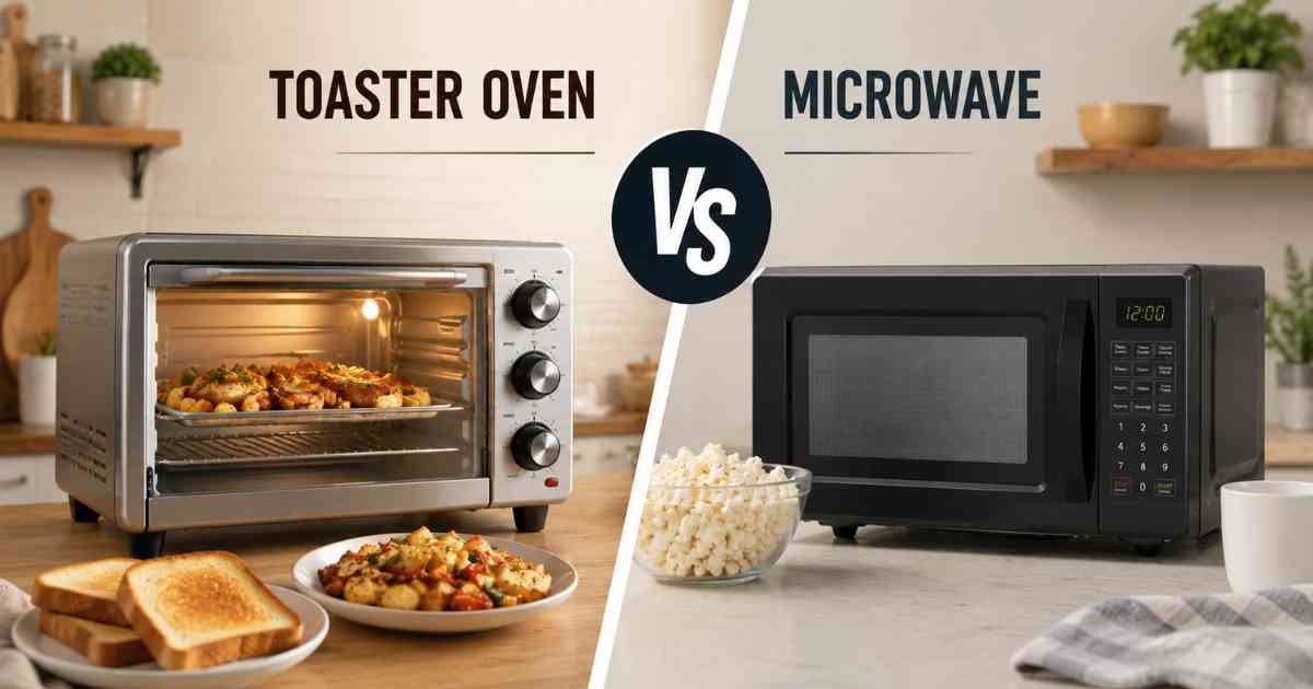 toaster oven vs microwave
