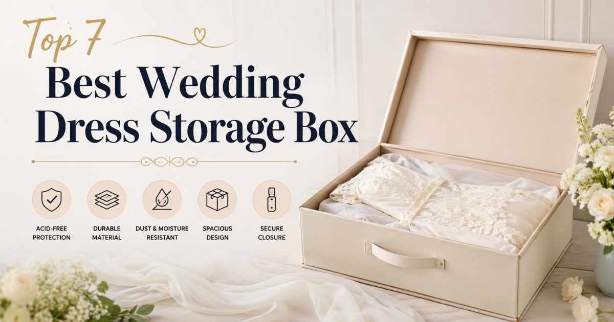 best wedding dress storage box
