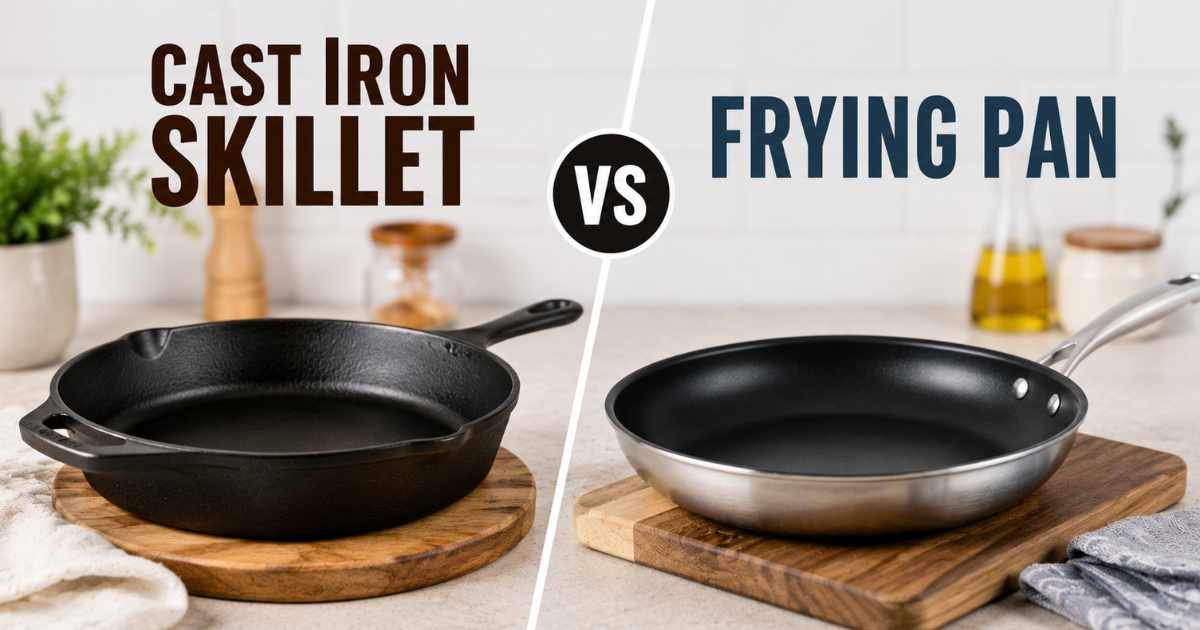 Cast Iron Skillet vs Frying Pan: Lodge vs HexClad Sets
