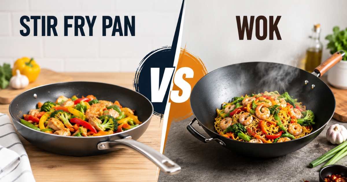 Stir Fry Pan vs Wok: Which Is Better for Home Cooking?