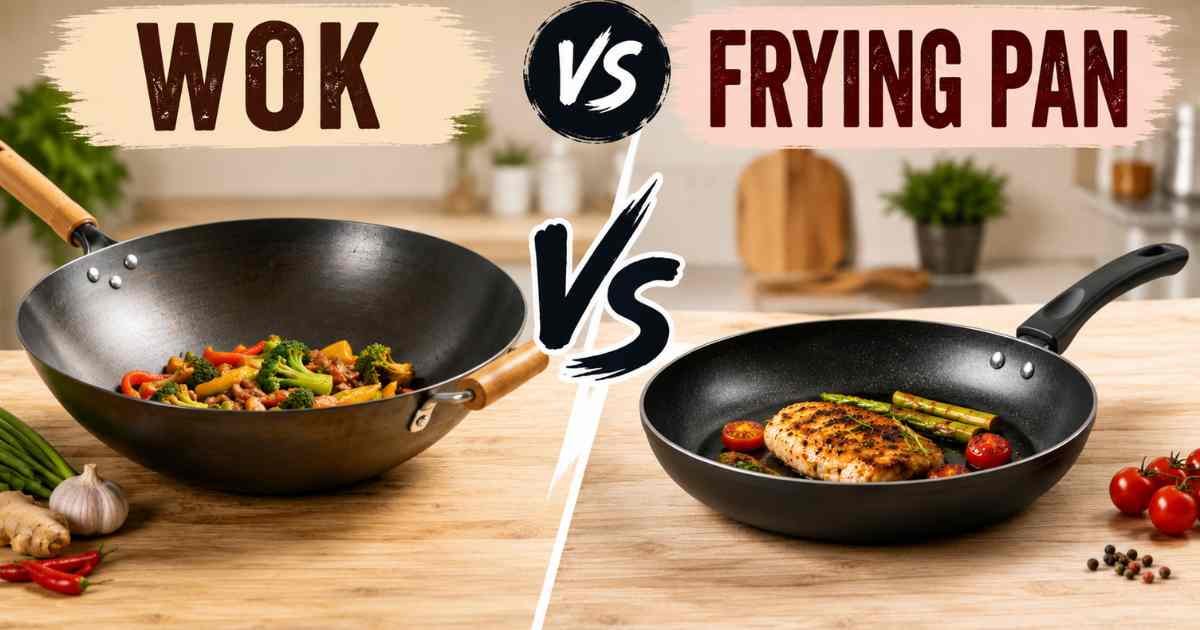 Wok vs Frying Pan: YOSUKATA vs Tramontina Skillet