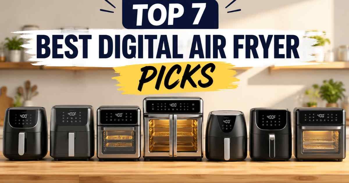 Top 7 Best Digital Air Fryer Picks in 2026 – Full Review