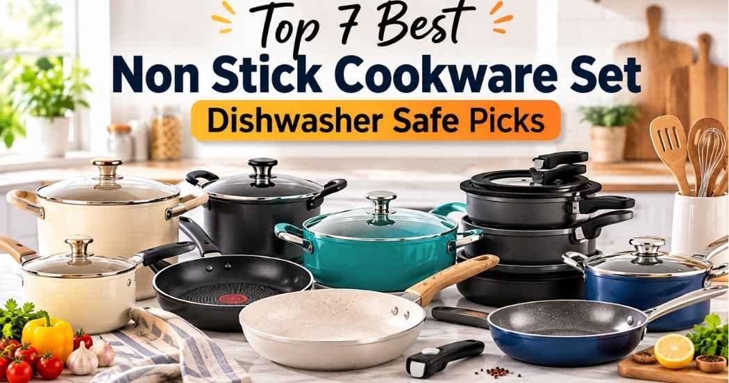 best non stick cookware set dishwasher safe