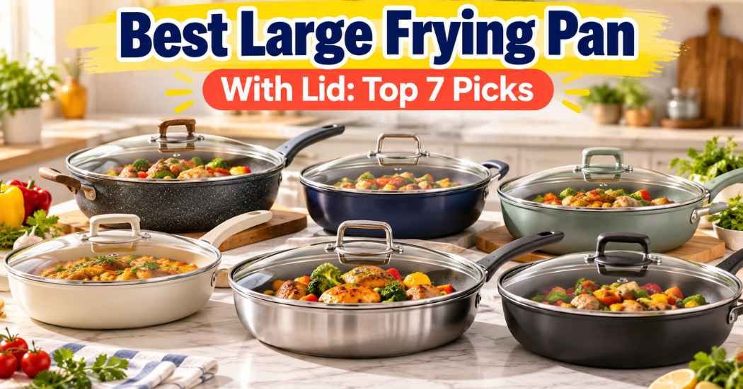 Best Large Frying Pan With Lid in 2026: Top 7 Picks