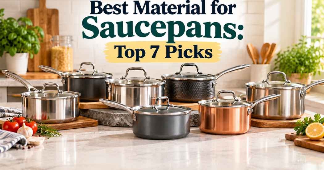 Best Material for Saucepans: Top 7 Picks (2026)