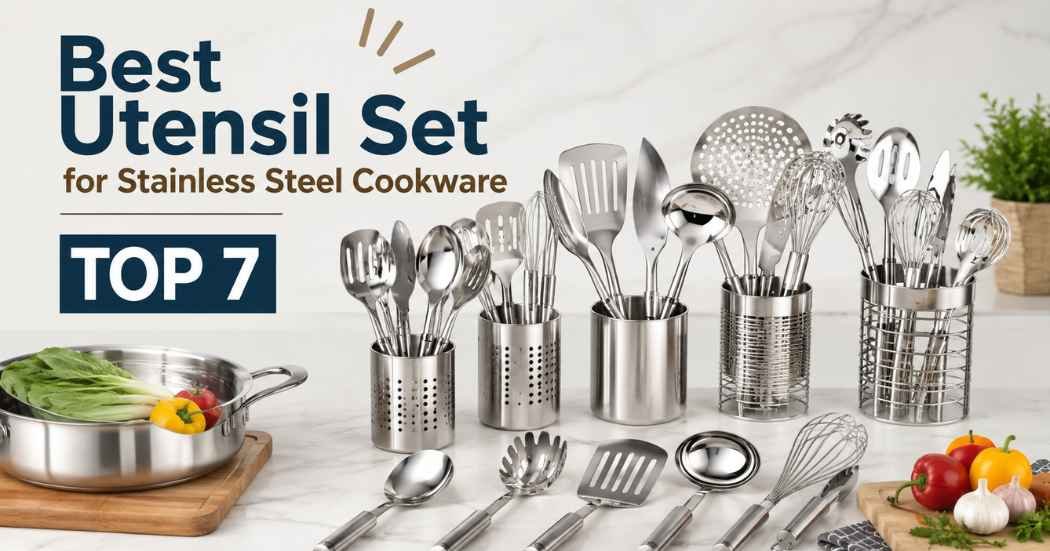 best utensil set for stainless steel cookware